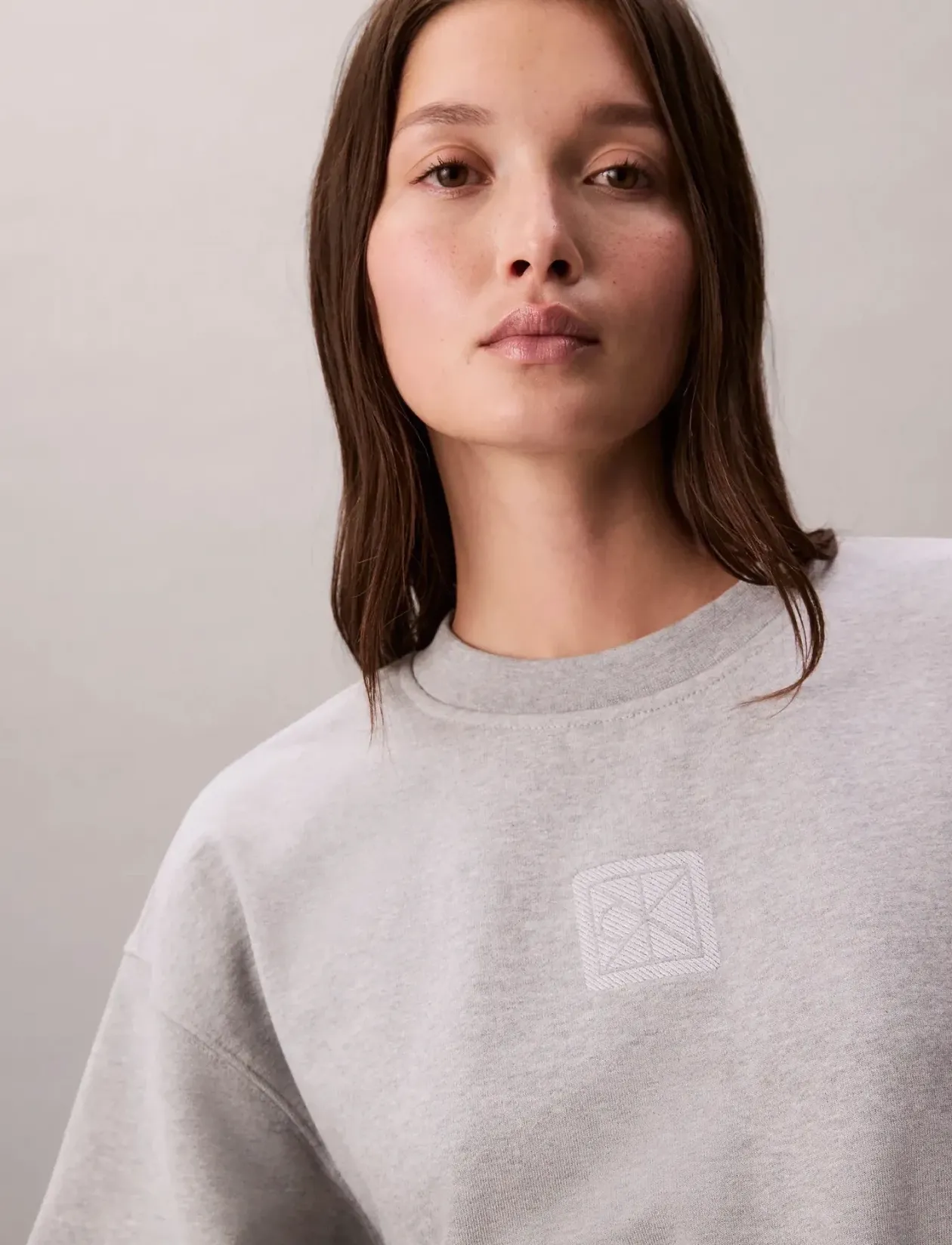 LS PREMIUM TERRY EMBLEM LOGO CRE - Sweatshirts