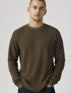 LS RLX THERMAL TEE GARMENT DYE - Rund hals