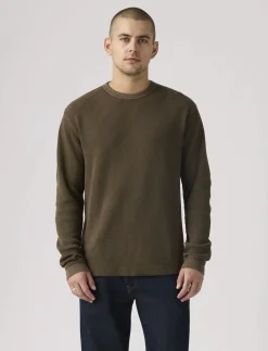 LS RLX THERMAL TEE GARMENT DYE - Rund hals