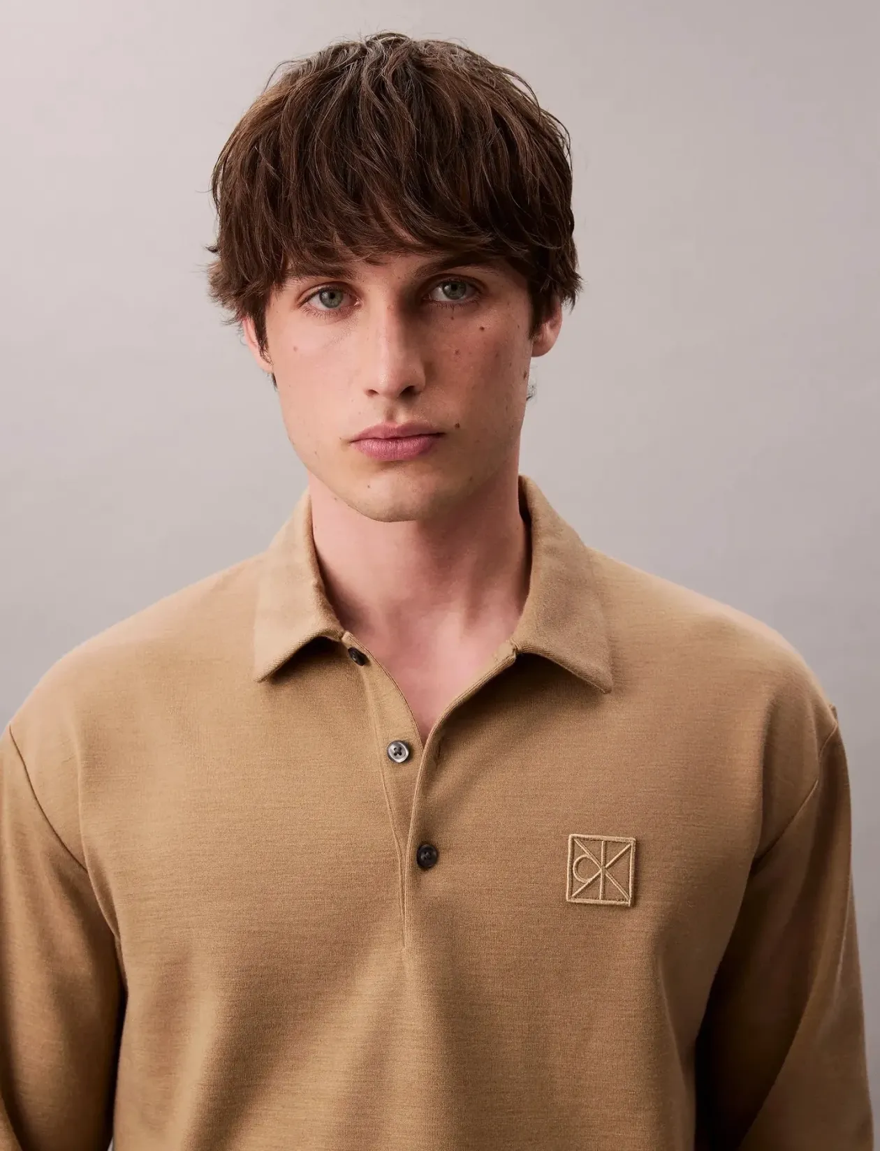 LS Stretch Wool Blend Interlock - Langærmede