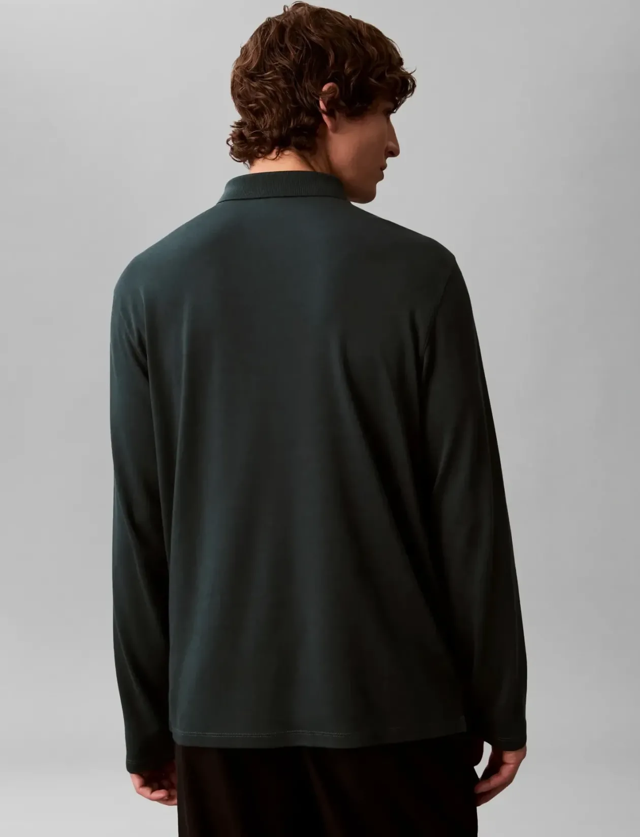 LS SUPIMA COTTON SOLID POLO - Langærmede