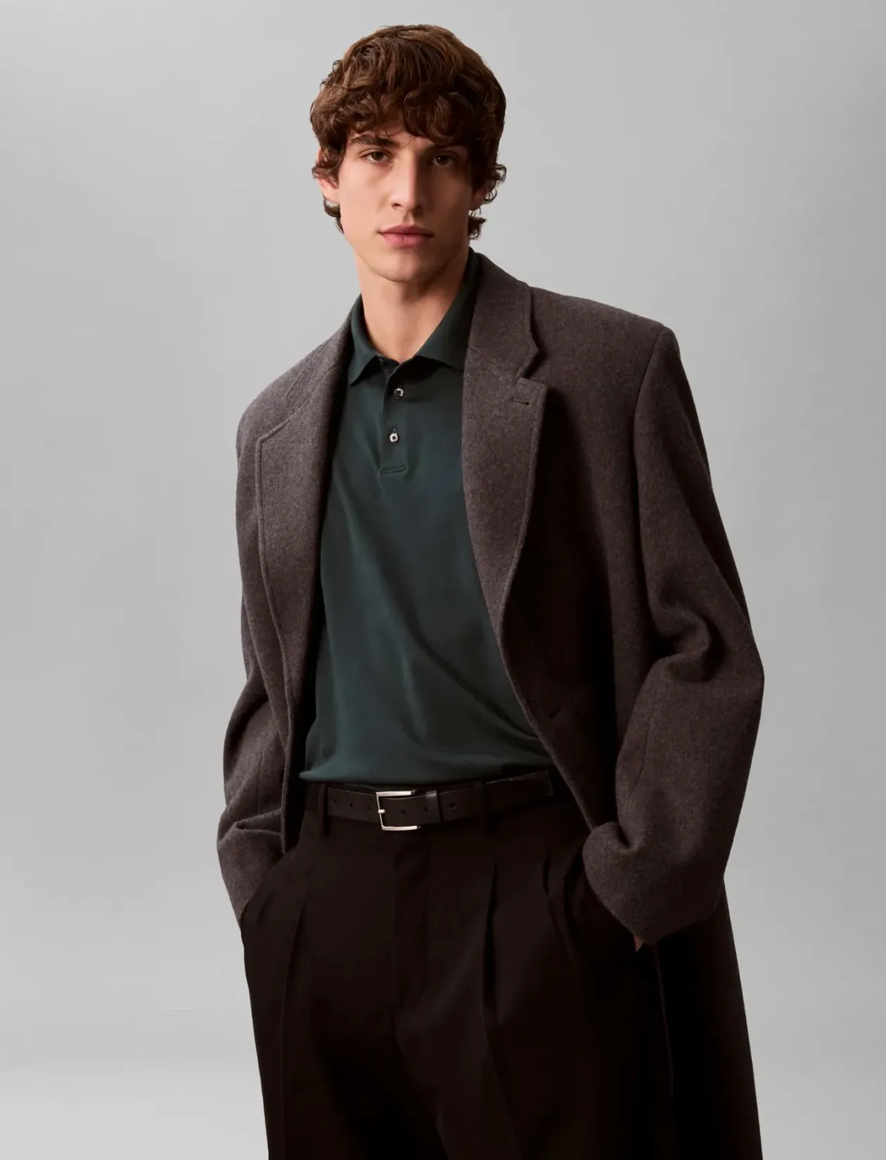 LS SUPIMA COTTON SOLID POLO - Langærmede