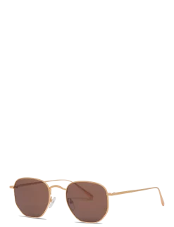 Lucca Gold Brown - Round Frame