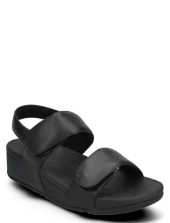 LULU ADJUSTABLE LEATHER BACK-STRAP SANDALS - Sandaler