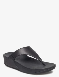 LULU LEATHER TOEPOST - Platformsandaler