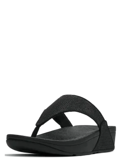 LULU SHIMMERGLITZ TOE-POST SANDALS - Platformsandaler