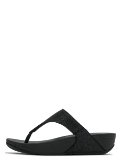 LULU SHIMMERGLITZ TOE-POST SANDALS - Platformsandaler