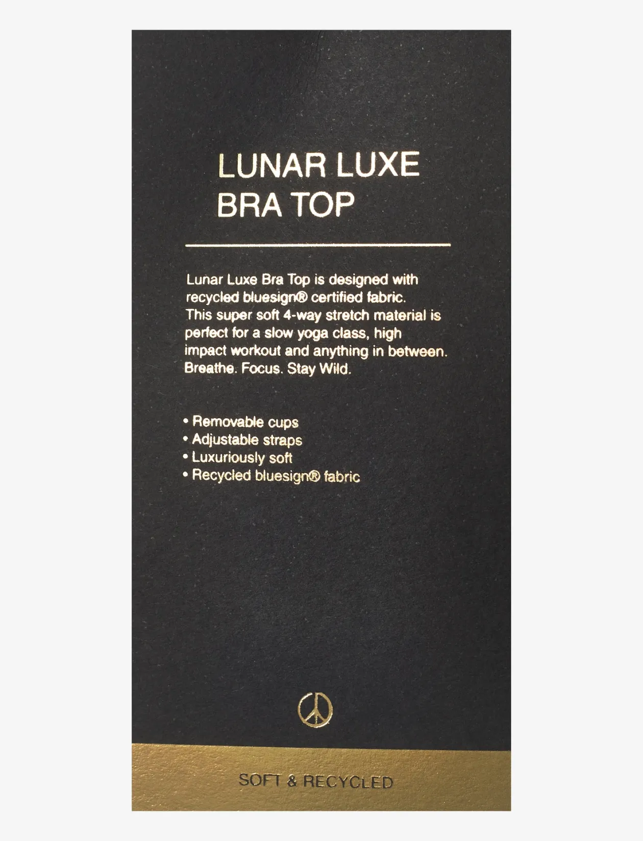 Lunar Luxe Bra Top - Sports-bh'er