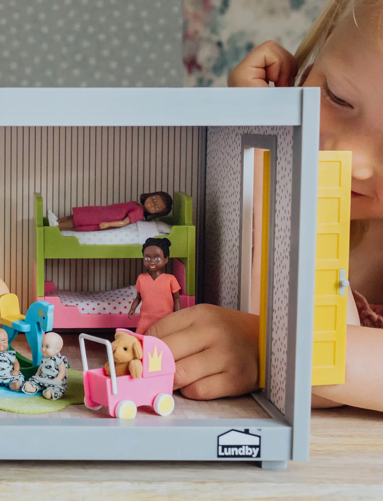 LUNDBY LEKSAKSSET - Tilbehør til dukkehuse