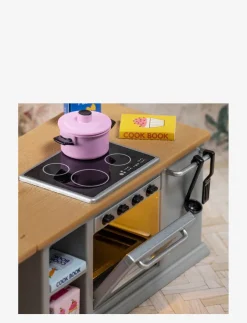 LUNDBY SPIS+KYLSKÅPSSET GRÅ - Tilbehør til dukkehuse