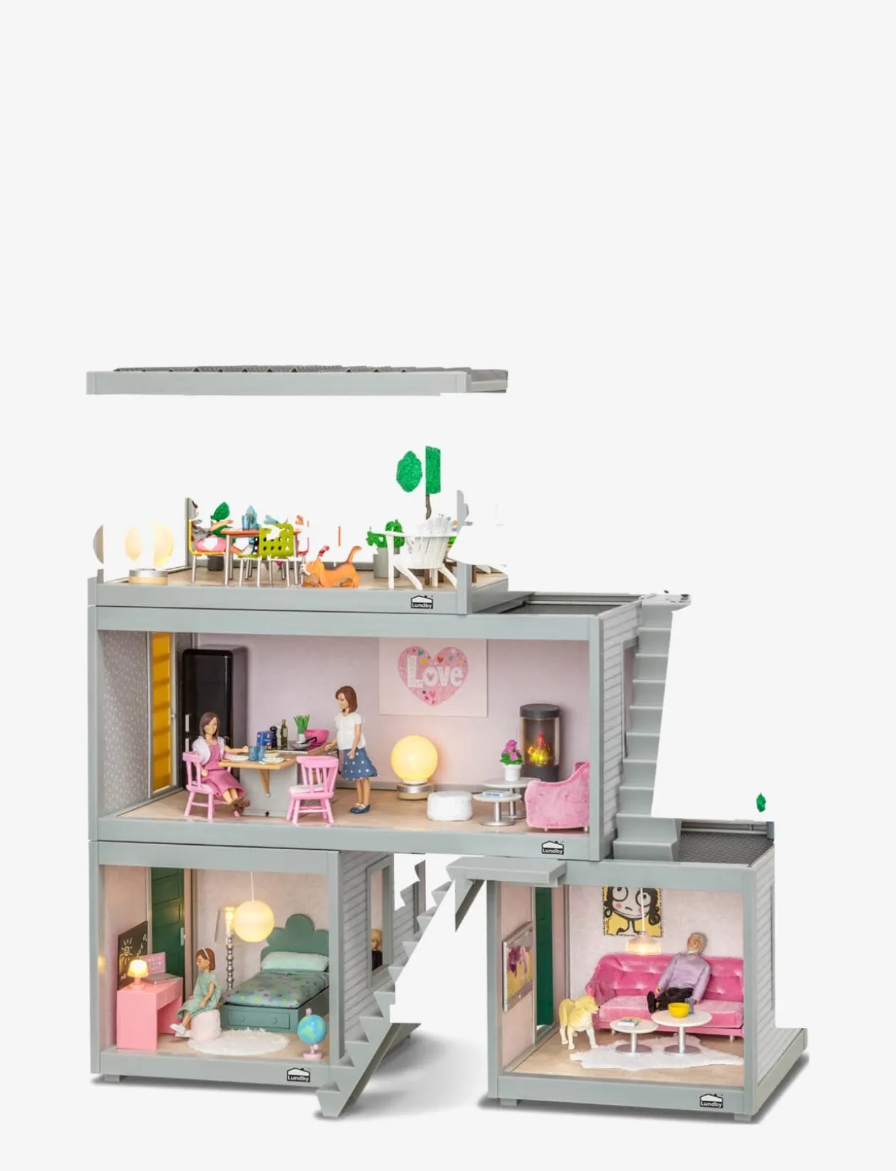 LUNDBY TRAPPA - Tilbehør til dukkehuse