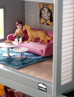 LUNDBY VARDAGSRUMSSET - Tilbehør til dukkehuse