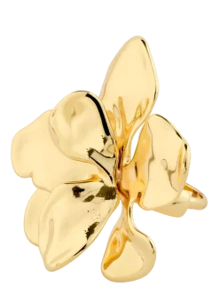 LUNITH ring gold-plated - Ringe