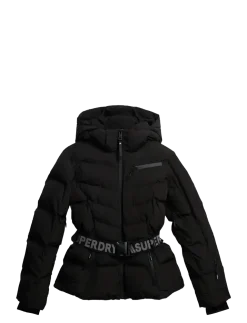 LUXE BELTED SKI PADDED JACKET - Skijakker
