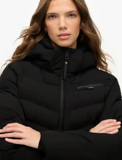 LUXE BELTED SKI PADDED JACKET - Skijakker