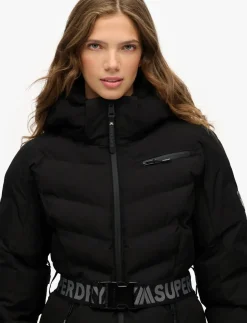 LUXE BELTED SKI PADDED JACKET - Skijakker
