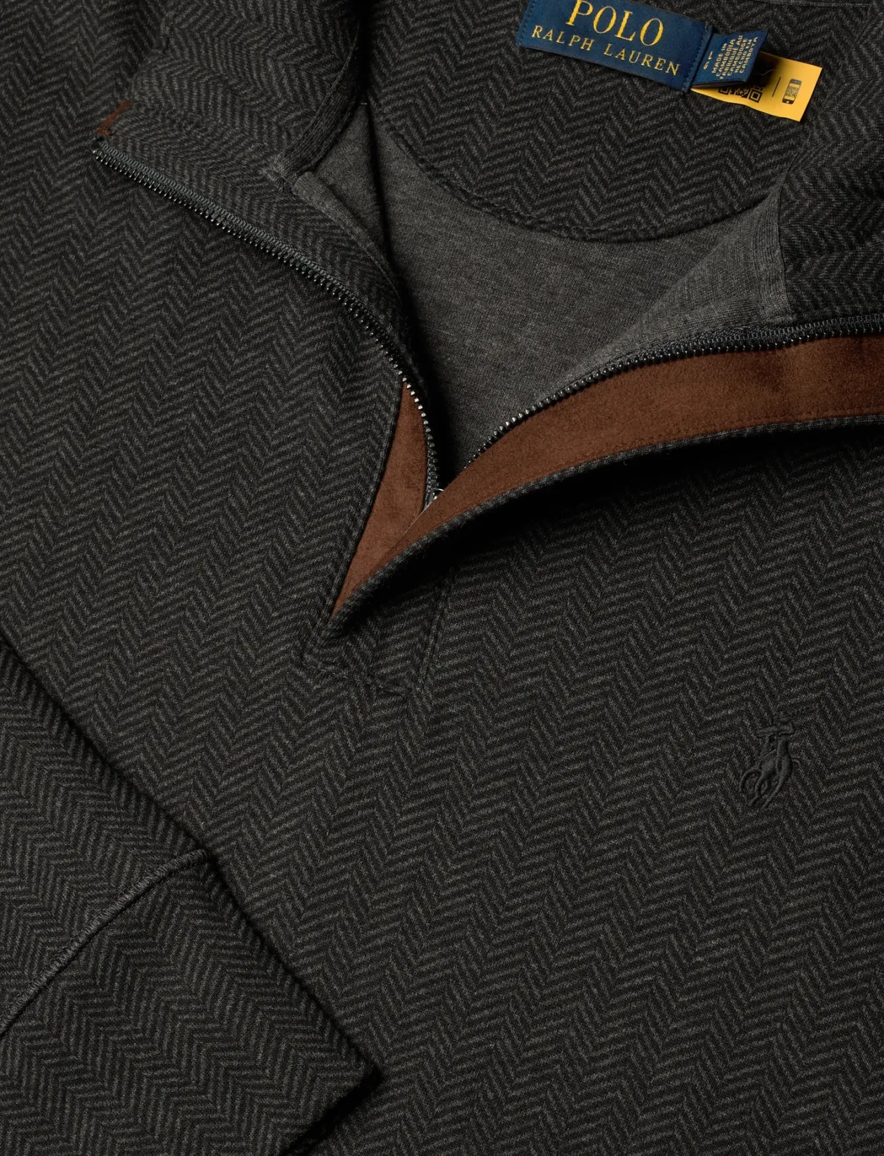 Luxury Jersey Quarter-Zip Pullover - Sweatshirts