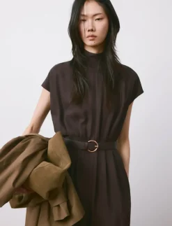 Lyocell jumpsuit with belt - Buksedragter