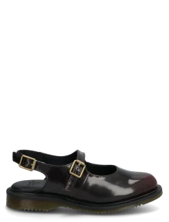 Madaline Cherry Red Arcadia - Flade slingbacks