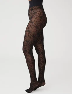 Maja Flower Tights - Strømpebukser