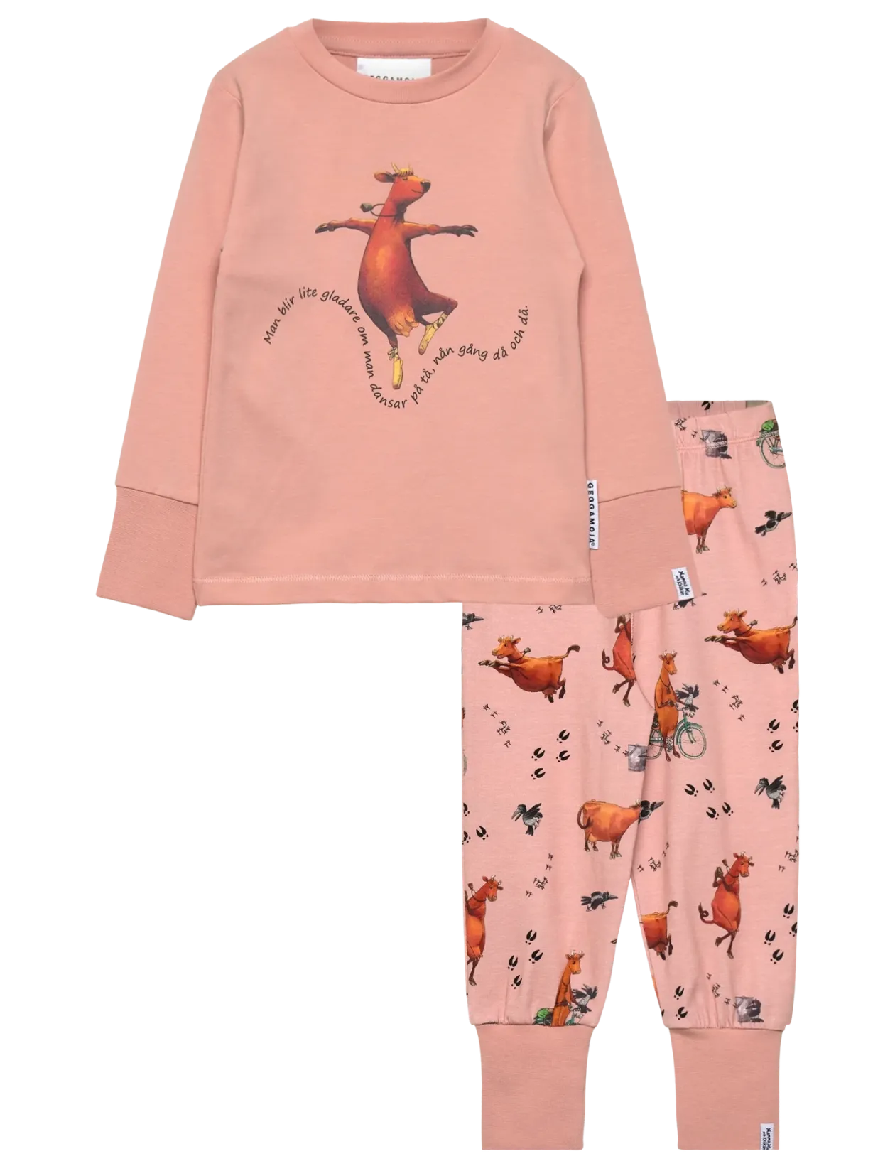 Mamma Mu Two Piece Pyjamas - Sæt