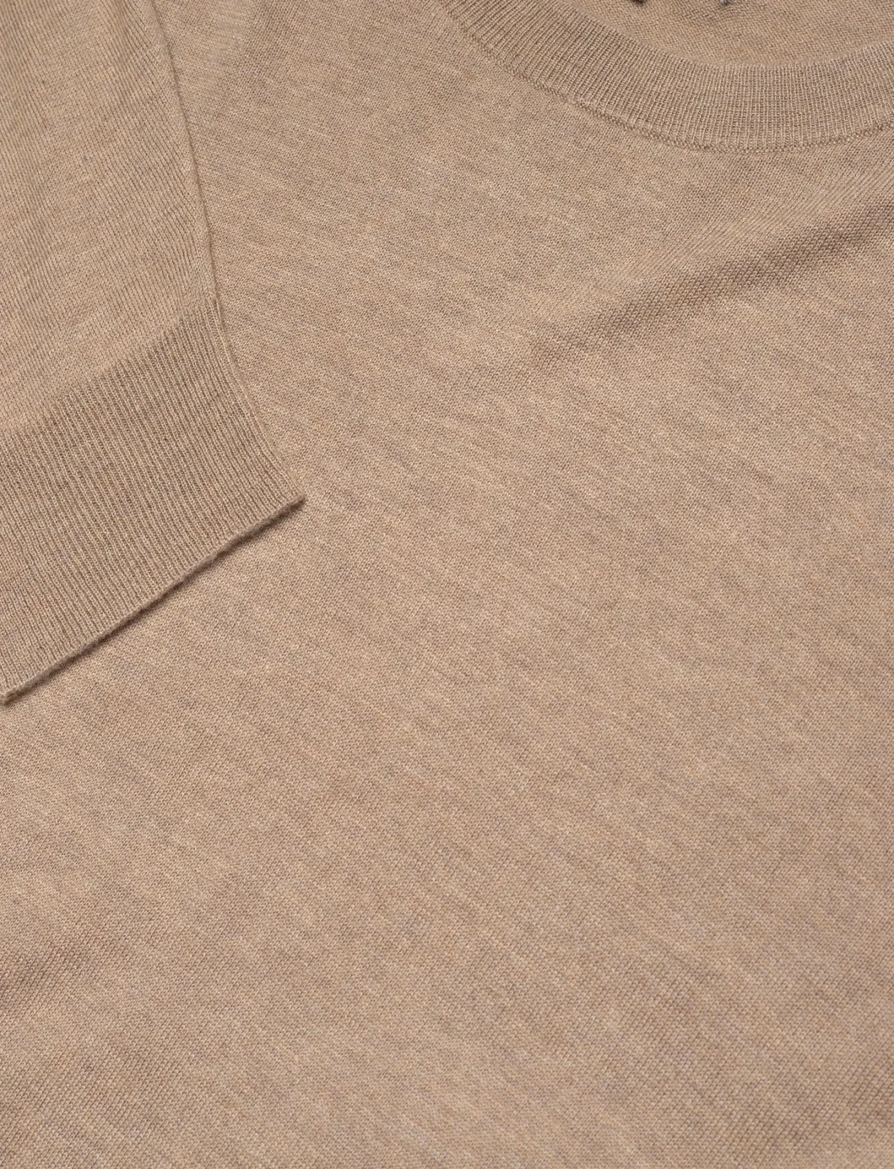 Man Fine Knit O-neck Sweater - Rund hals