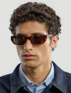 Marcel Tortoise Green - D-shaped