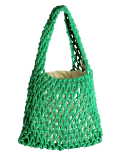 Maria Net Bag Green - Strandtasker