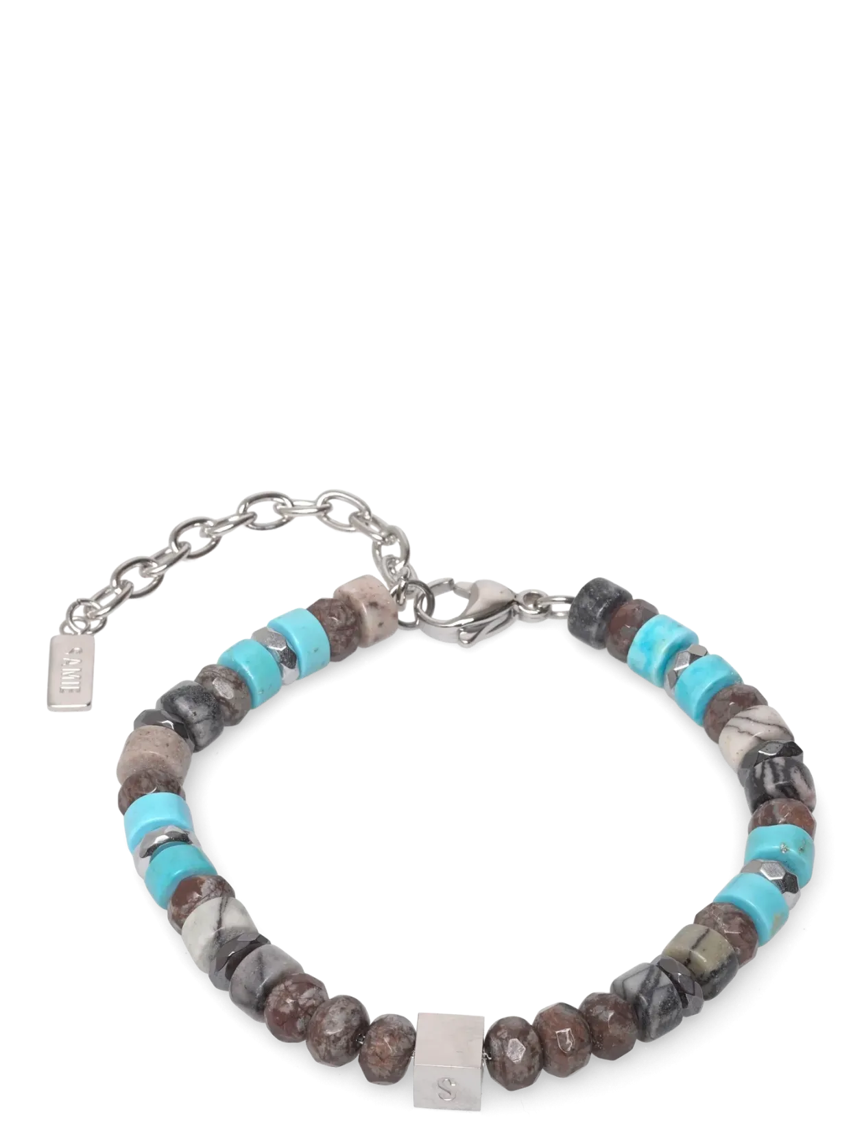 Mathias - Bracelet with stone beads in turquoise - Armbånd