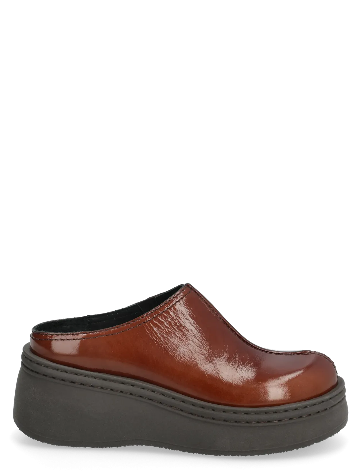 Mego Dark Brown Mules - Mules med hæle