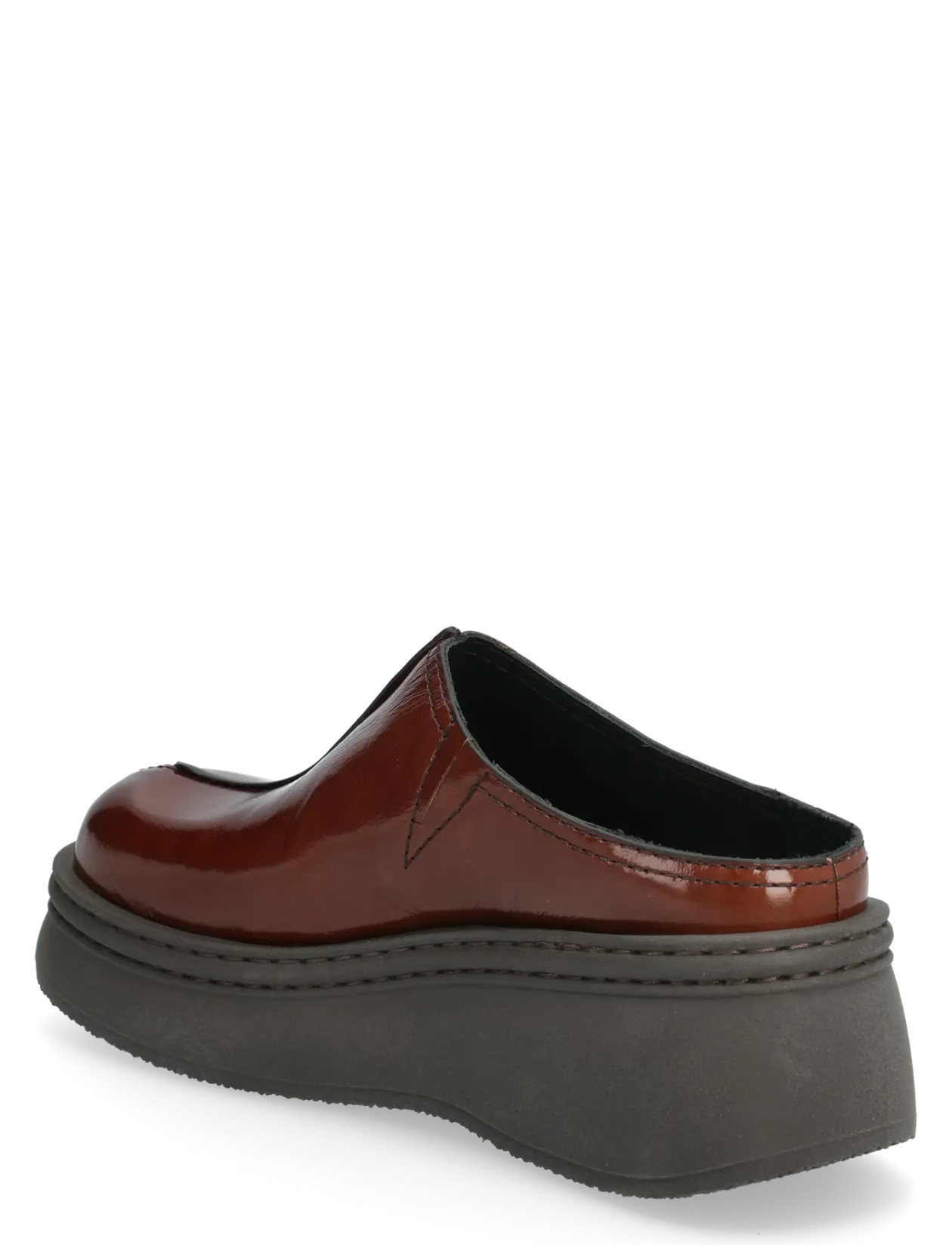 Mego Dark Brown Mules - Mules med hæle
