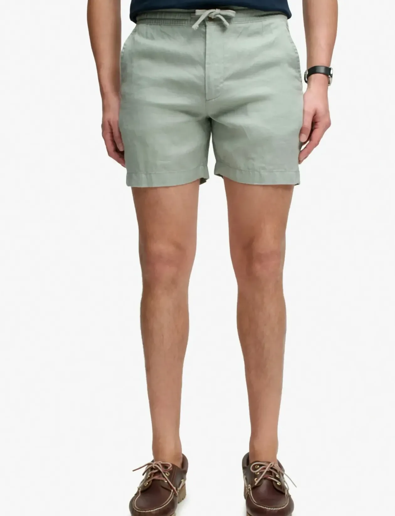 MERCHANT LINEN SHORT - Hørshorts