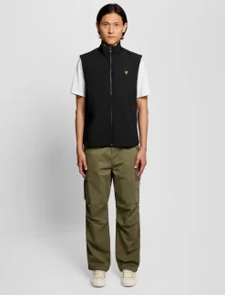 Mesh Back Softshell Funnel Neck Gilet - Veste