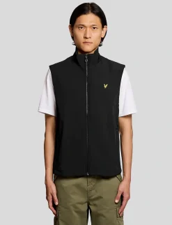 Mesh Back Softshell Funnel Neck Gilet - Veste