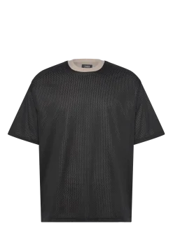 Mesh Cotton Tee - T-Shirts