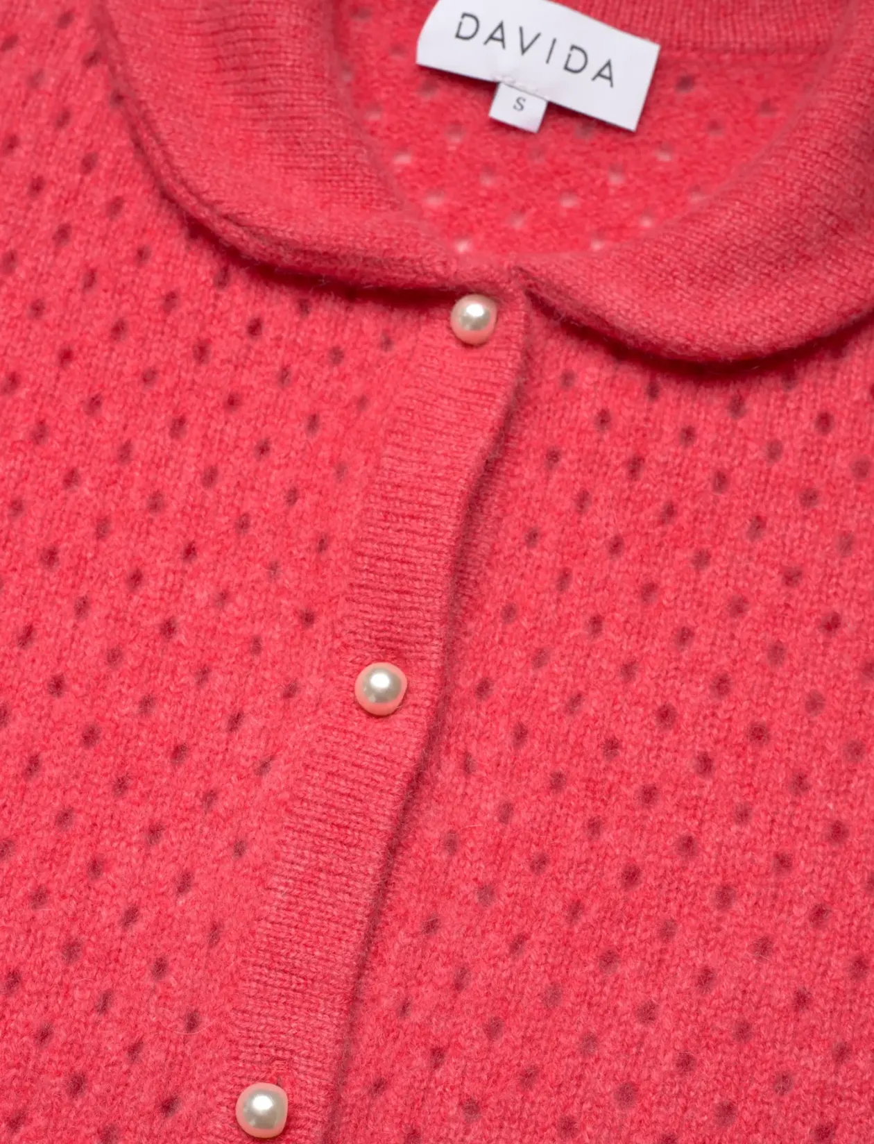 Mesh Knitted Short Sleeve Cardigan - Cardigans