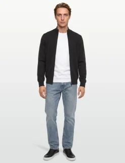 Mesh Logo Knitted Track Jacket - Sweatshirts