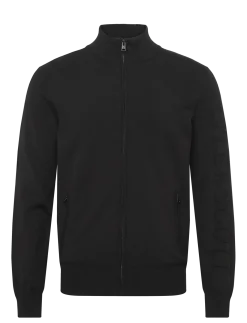 Mesh Logo Knitted Track Jacket - Sweatshirts
