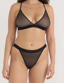 Mesh Triangle Bralette - Bralette