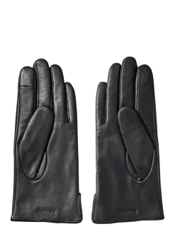 METAL CK LEATHER GLOVES - Handsker & Vanter