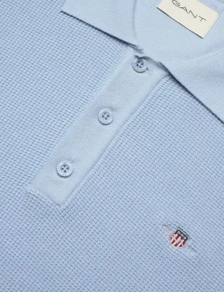 MICRO TEXTURED COTTON SS POLO - Kortærmede poloer