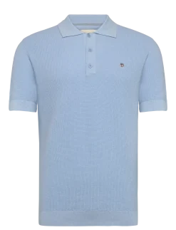 MICRO TEXTURED COTTON SS POLO - Kortærmede poloer