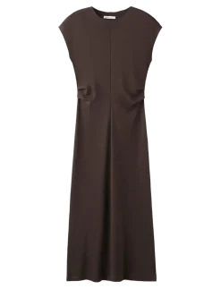Midi-dress with draped detail - Midi kjoler