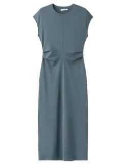 Midi-dress with draped detail - Midi kjoler