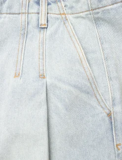 95 MID PLEATED SHORT JANET JANET - Denim shorts