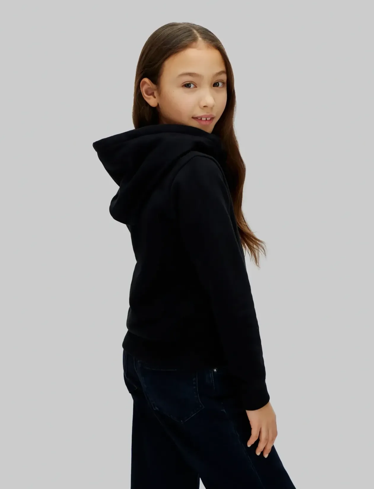 MINI BADGE ZIP HOODIE - Hættetrøjer