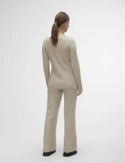 MLANA KNIT PANT HW A. - Bukser