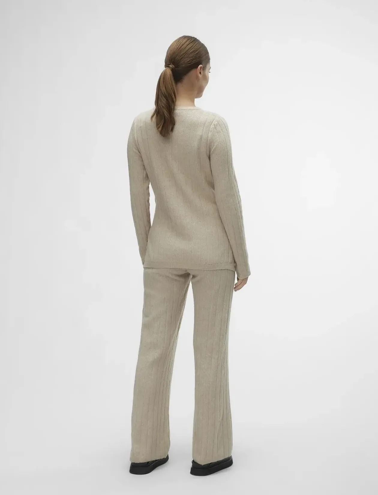 MLANA KNIT PANT HW A. - Bukser