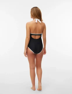 MLBLAIR HALTER CONTRAST HC SWIMSUIT 2F - Badedragter