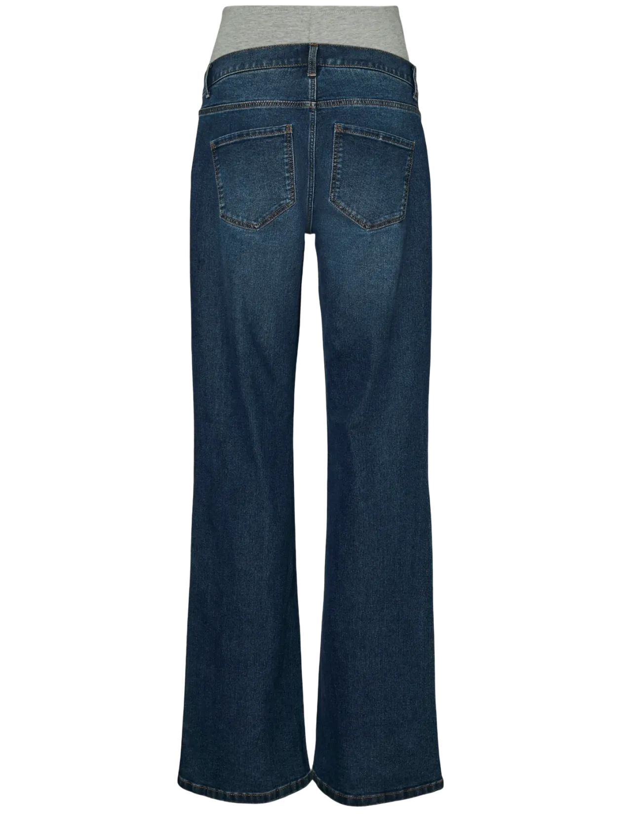 MLEDINA FLARED DB JEANS NOOS - Straight jeans